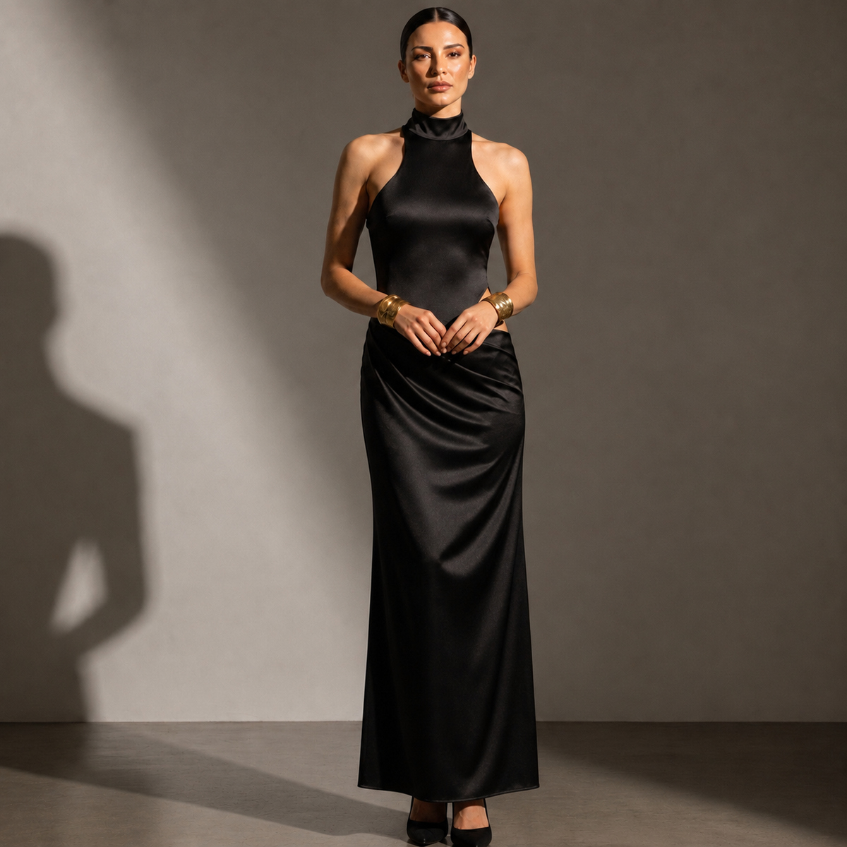 The Alessia Satin Dress