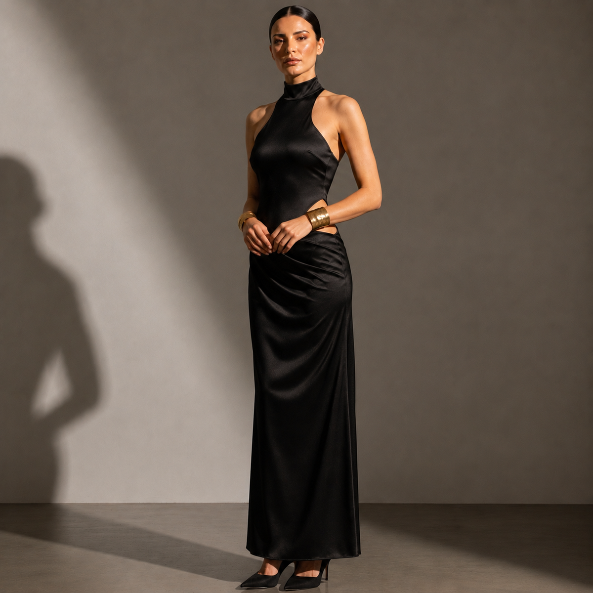 The Alessia Satin Dress