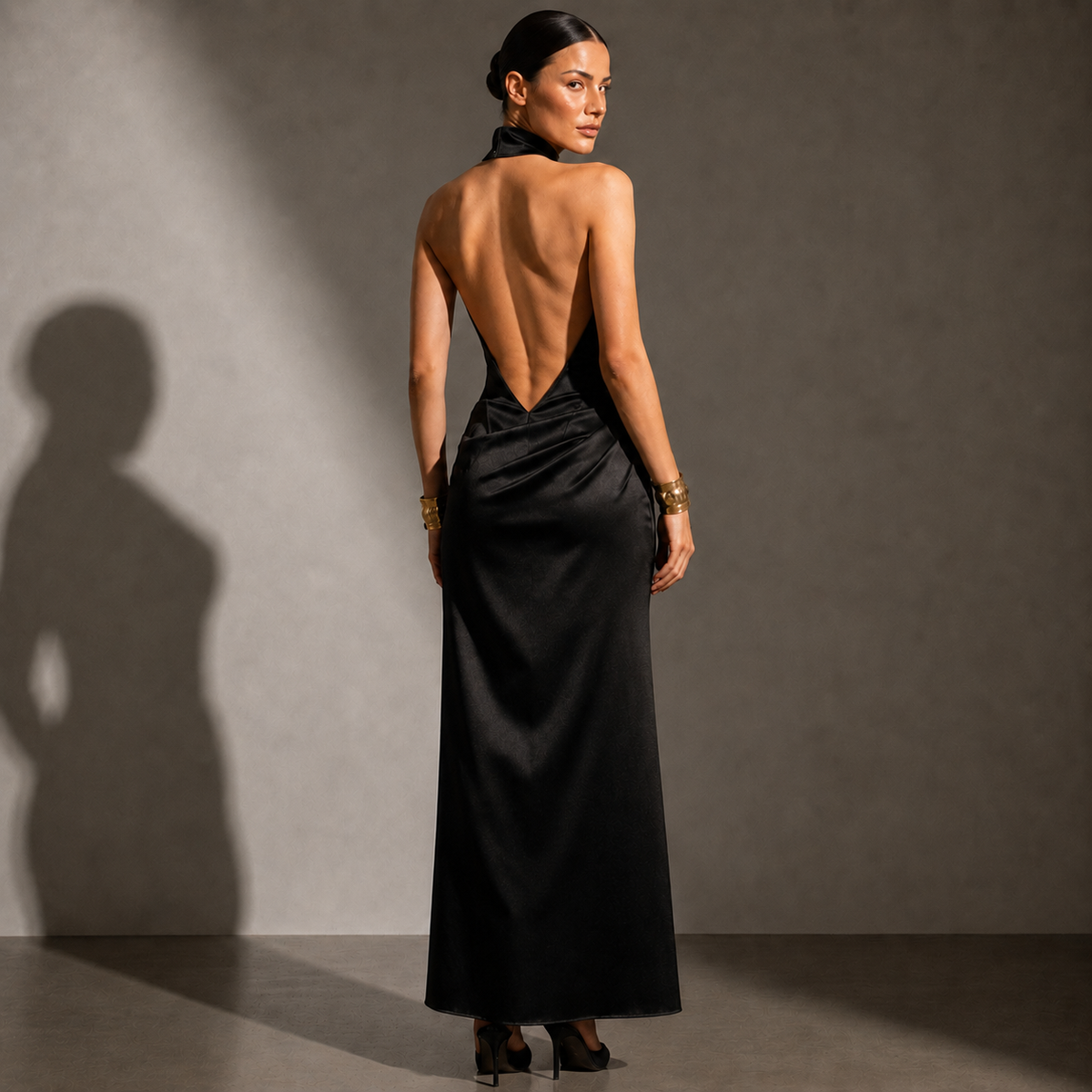 The Alessia Satin Dress