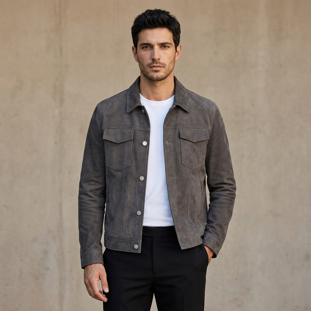 The Enzo Suede Jacket